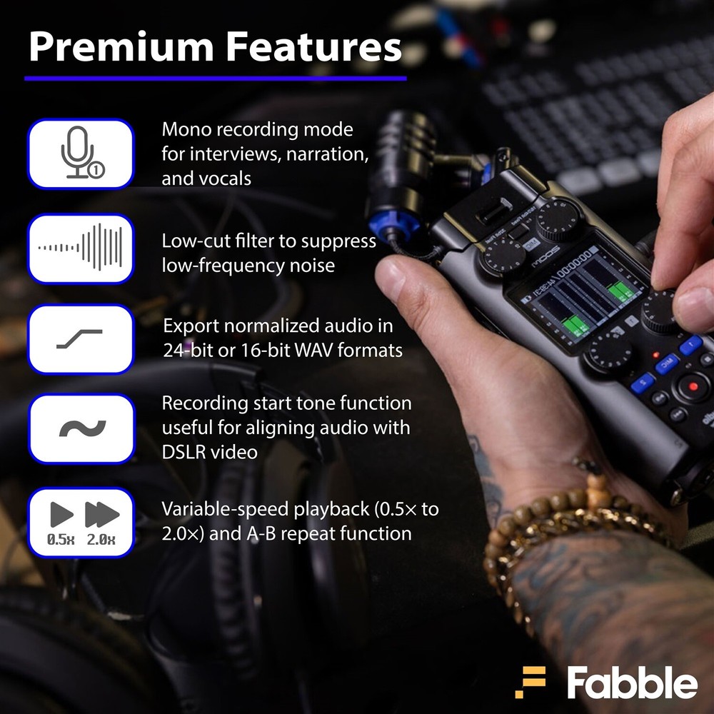 Zoom H5 Studio Handy Recorder Bundle