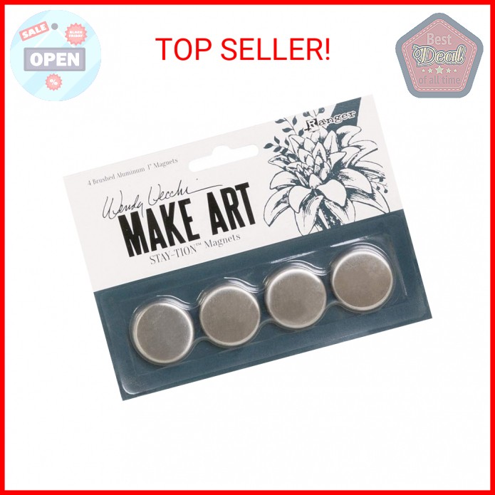 Make Art Stay-Tion Magnets 1"