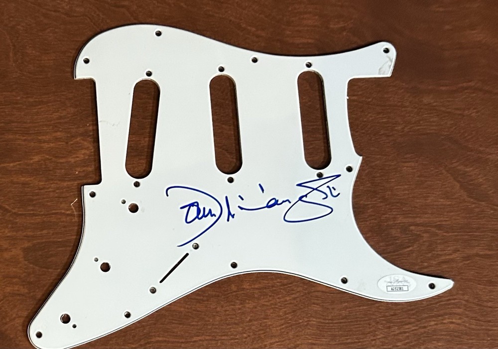 john mclaughlin Signed Guitar Pickguard JSA