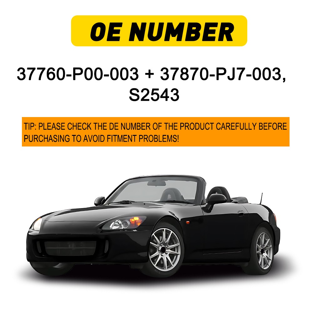 Cooling Fan Control Switch & Coolant Temperature Sensor with Wire Plug For Honda