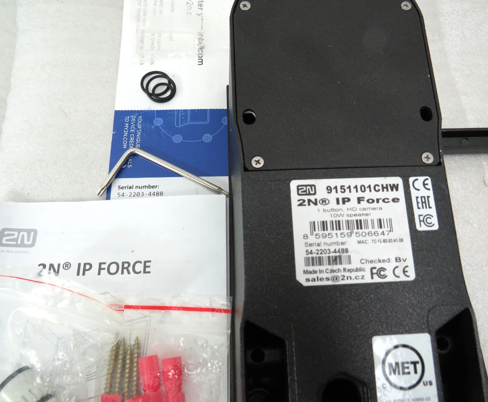 2N IP Force HD Camera 1 Button 9151101CHW [CTX]