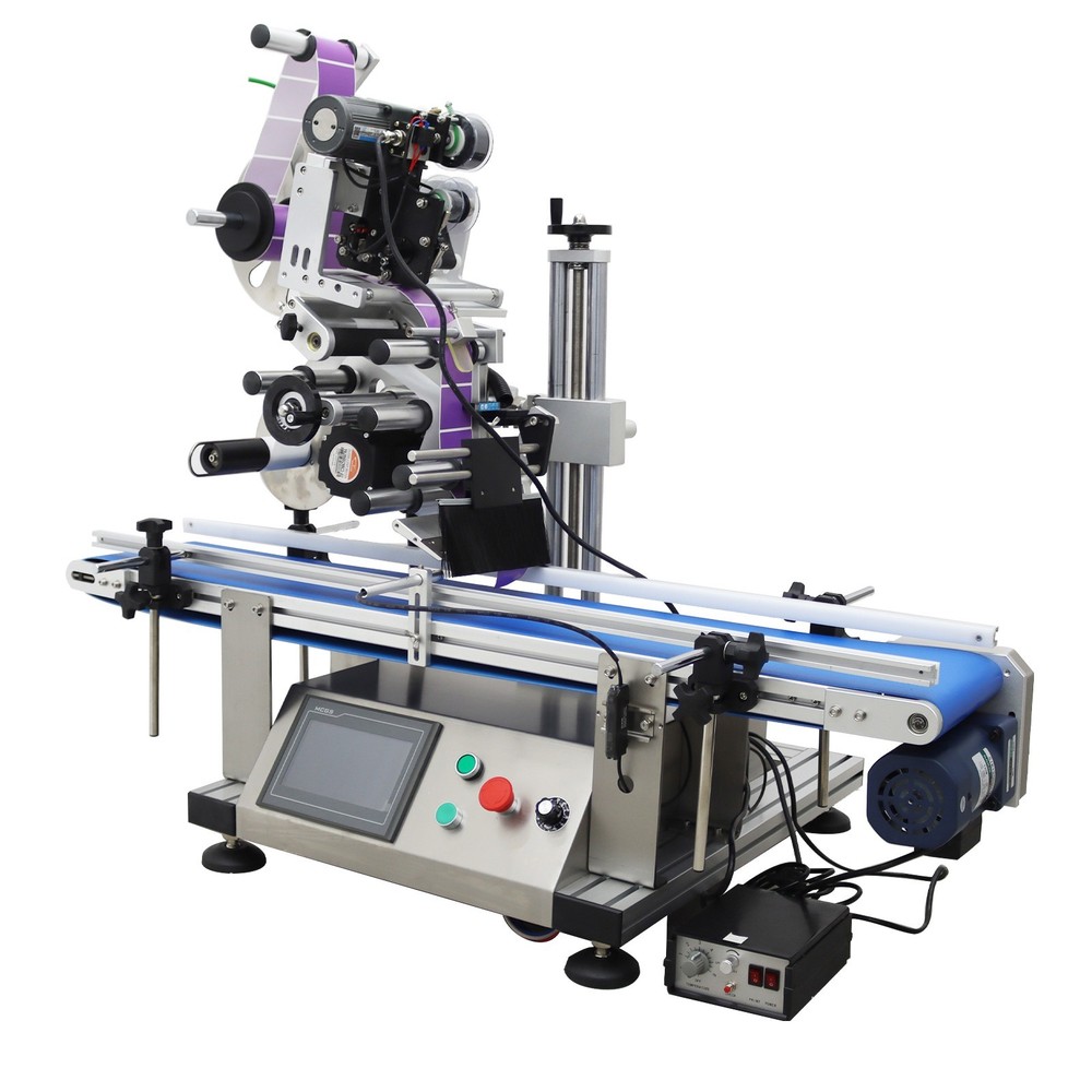 Automatic Desktop Conveyor Table Plate Coding Labeling Machine 25-50PCS/min 800W