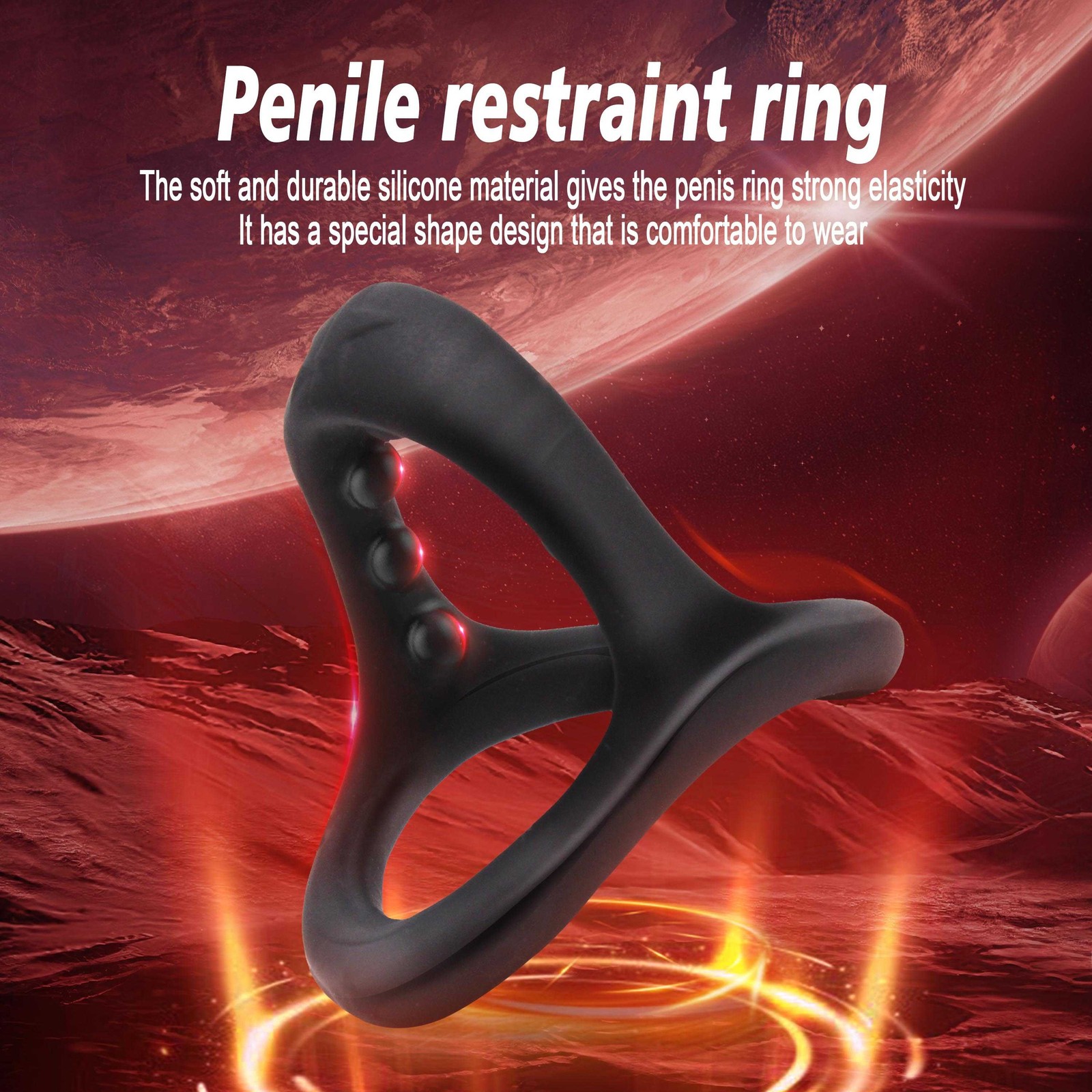 7PCS Silicone Cock Ring Super Stretchy Strong Stay Hard Penis Rings Men Sex Toys