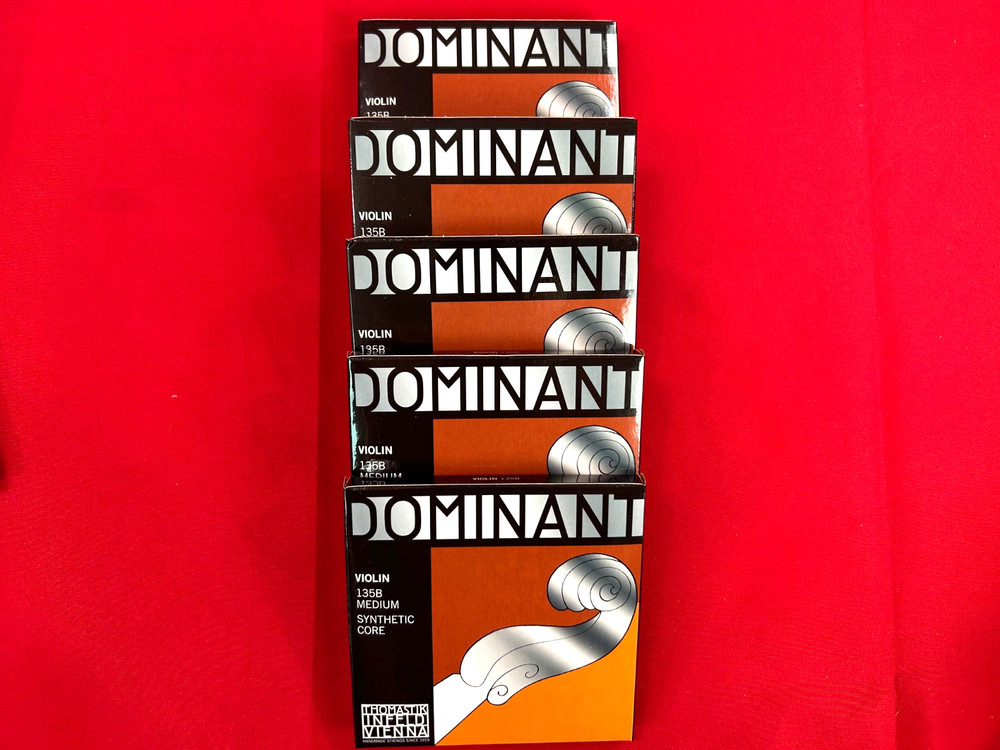 100% Authentic Thomastik Dominant 135B Violin String  Set 4/4 E Ball 5 Set