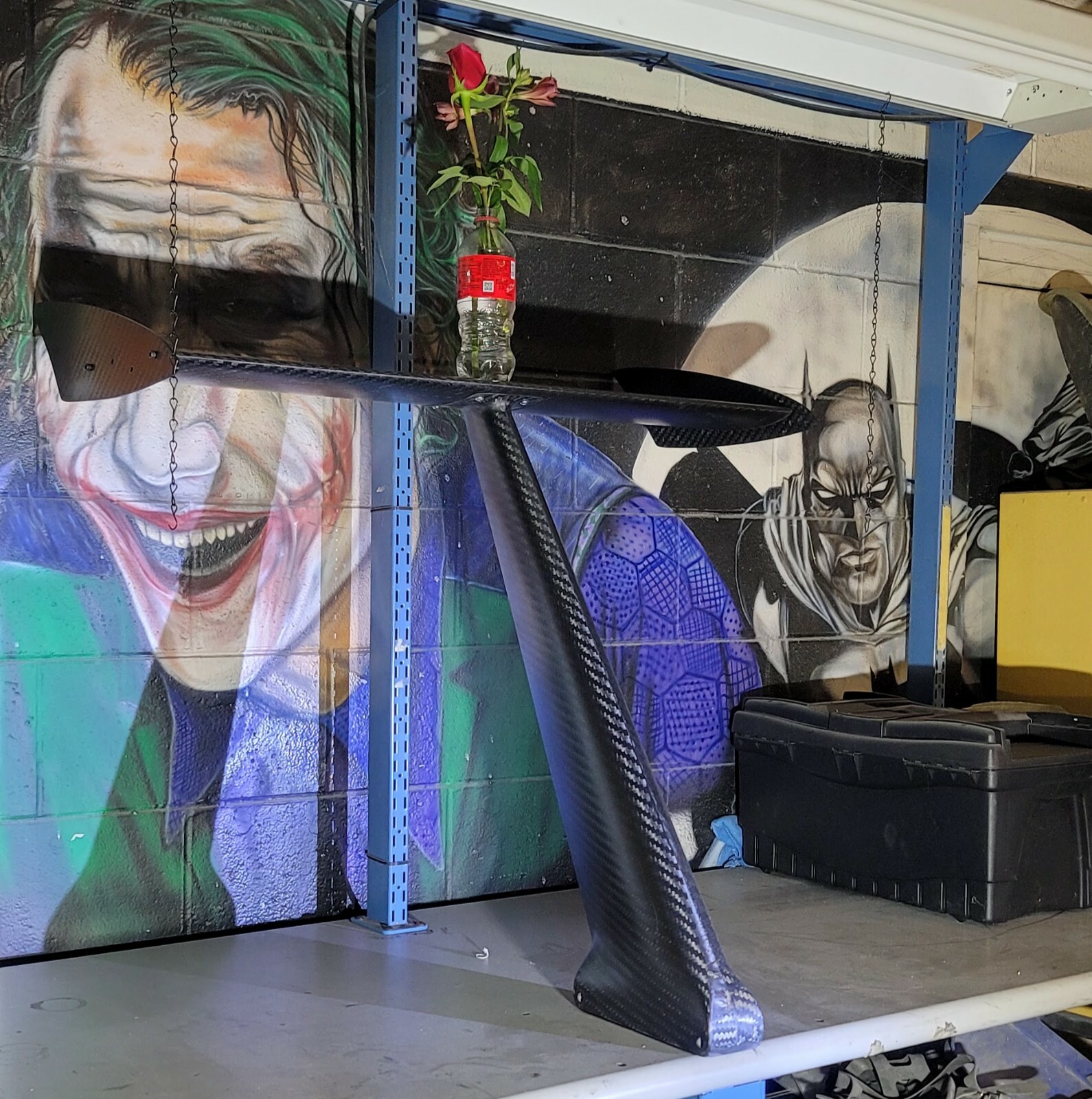 BRAND NEW 100% CARBON FIBER REAR DRAGSTER WING