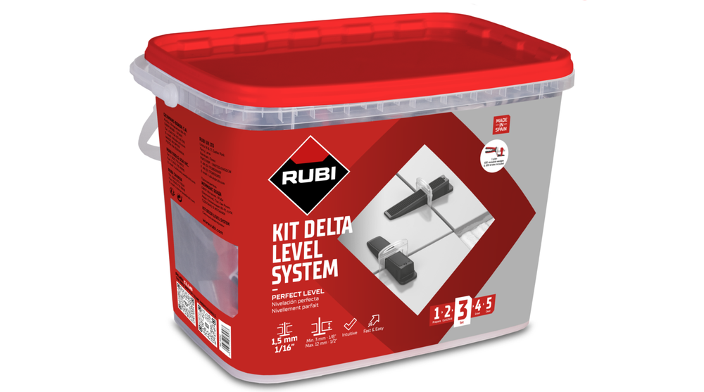 RUBI Delta Level System Kit Clip - Size 1/16"