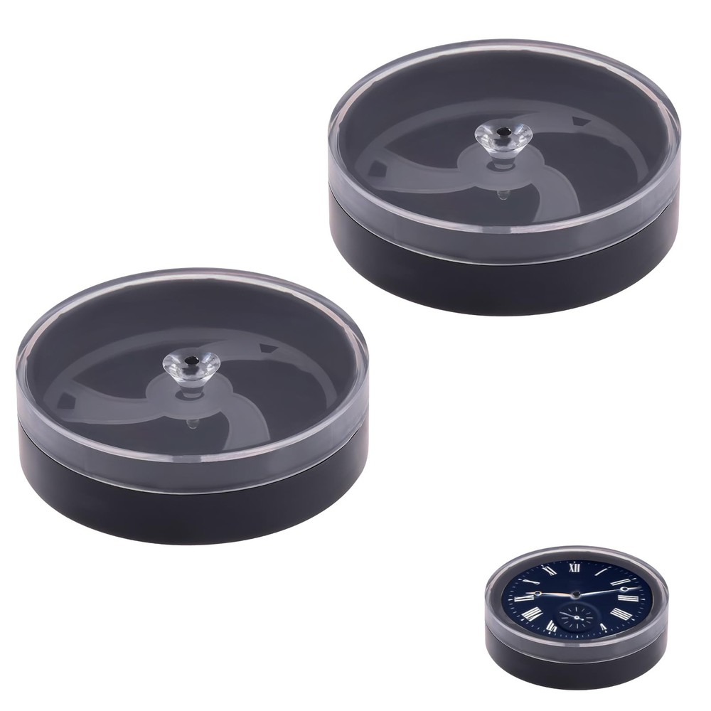 CYUXING 2Pcs Portable Watch Dial Storage Box, Dust-Proof & Scratch-Proof...