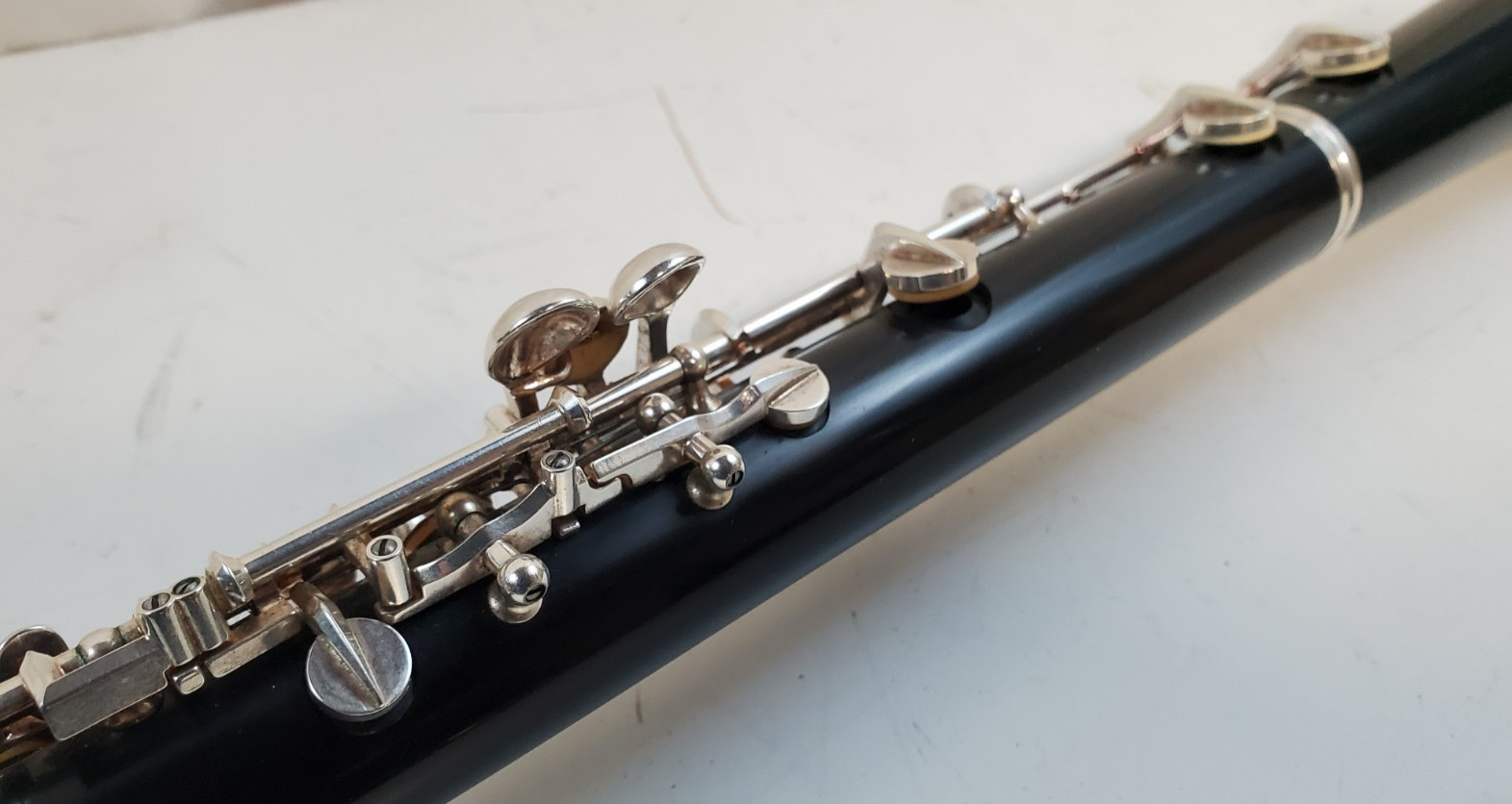 FOX RENARD MODEL 330 CONSERVATORY OBOE 3RD OCTAVE KEY LEFT HAND F & Bb BELL KEY