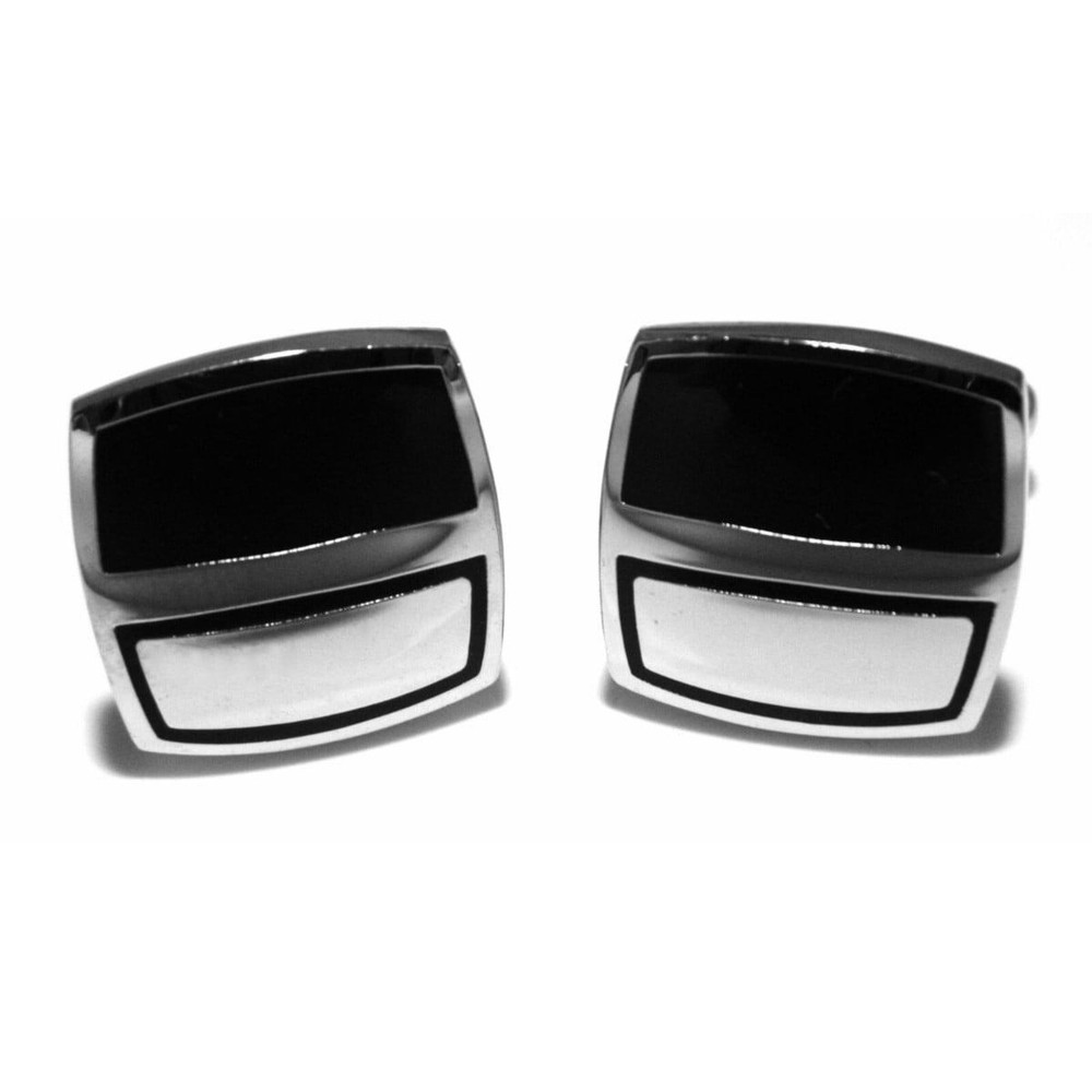 Gents Silver Plated Cufflink Set