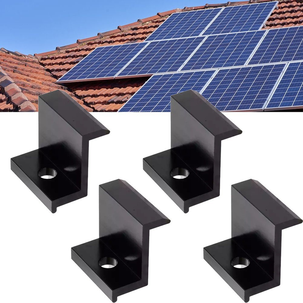 End Clamp Mount Accessories For Frame 30/32/35/40mm Electroplating Process