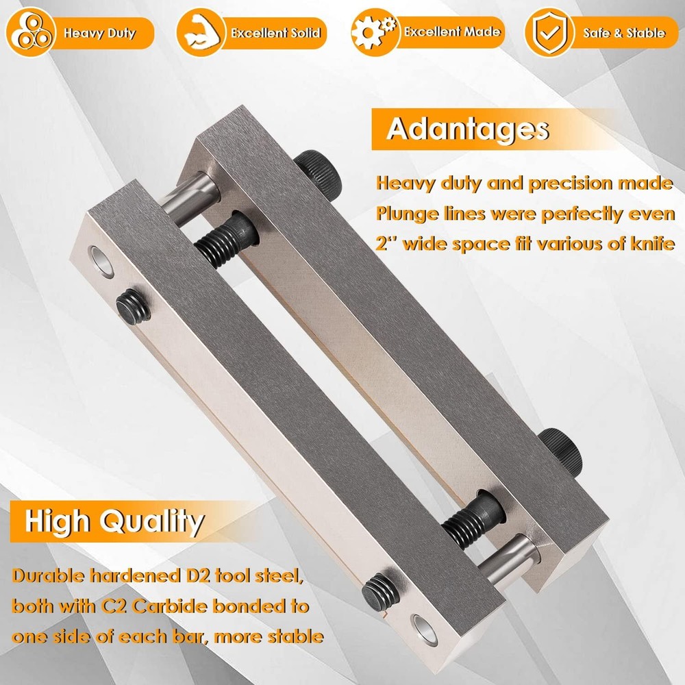 Hardened File Guide with Carbide Surface For Knife Makers Knife Making Tool