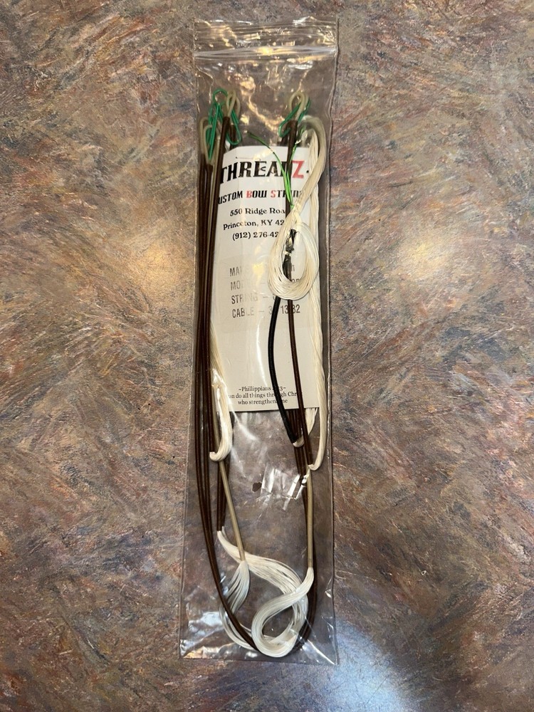 Threadz Custom Bowstring Bowtech Solution String 61” Cable 37 13/32