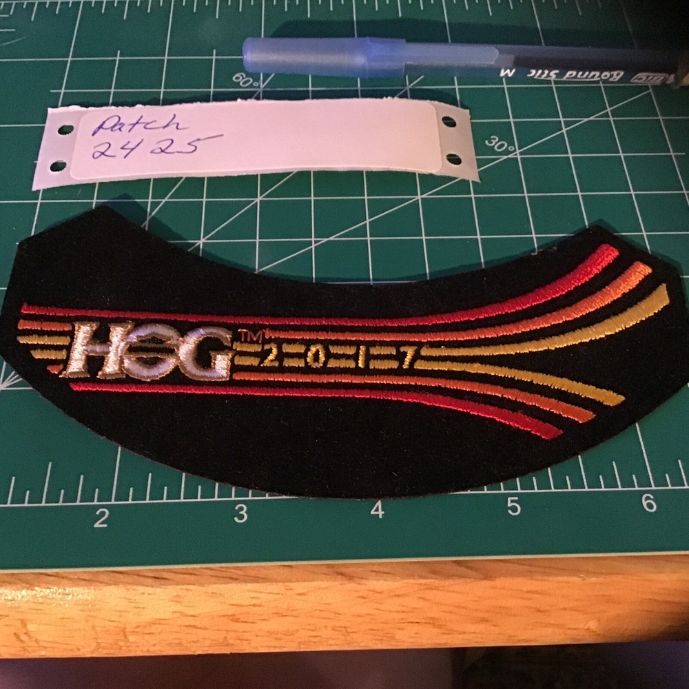 HOG HARLEY DAVIDSON OWNER'S GROUP PATCH 2017 ROCKER