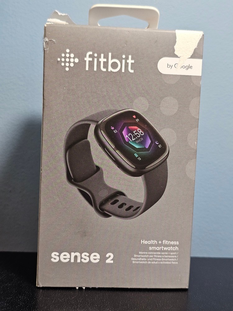 Fitbit Sense 2 Smartwatch Activity Tracker - Shadow Grey/Graphite Aluminum LARGE