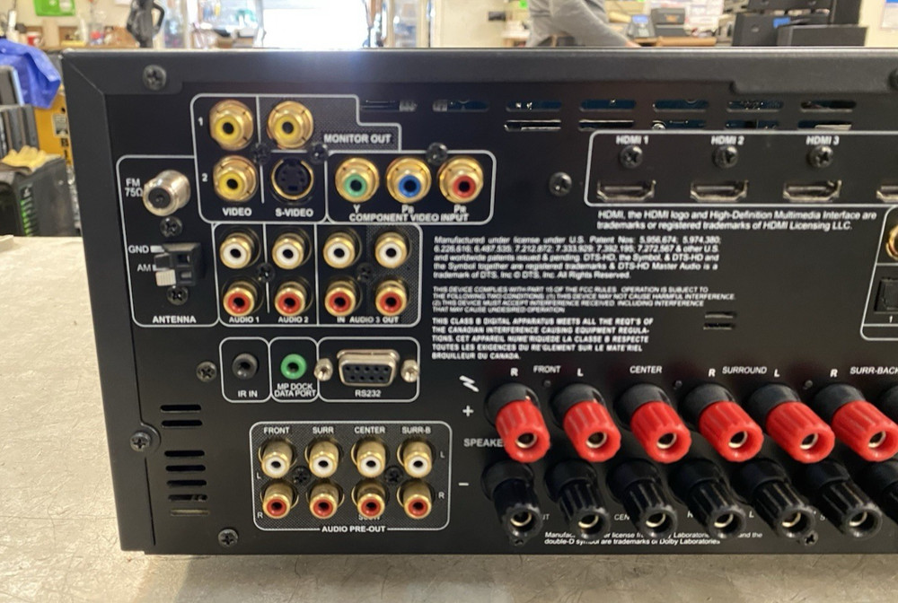 NAD T 748 AV 7.1 Channel Surround Sound Receiver - TESTED WORKING