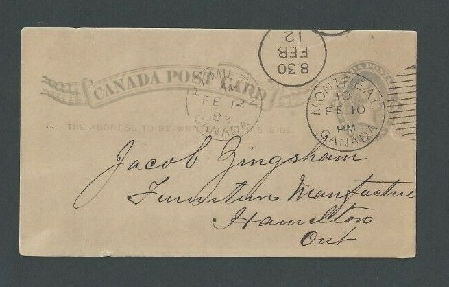 1883 Canada One Cent Light Gray