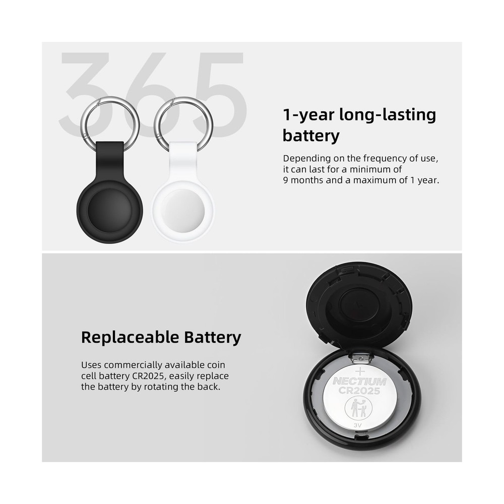 Air Tracker Tags-4 Pack[Apple MFi Certified] (iOS Only), Bluetooth ... Fast Ship