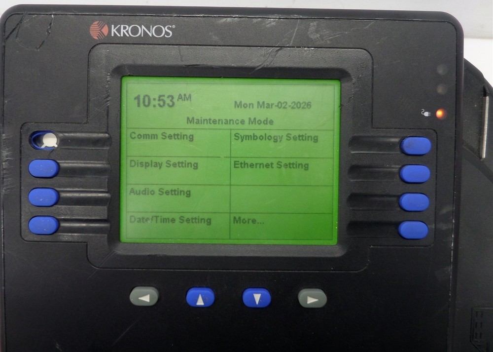 Kronos 4500 Digital Time Clock System 8602800-002 - Missing Boards