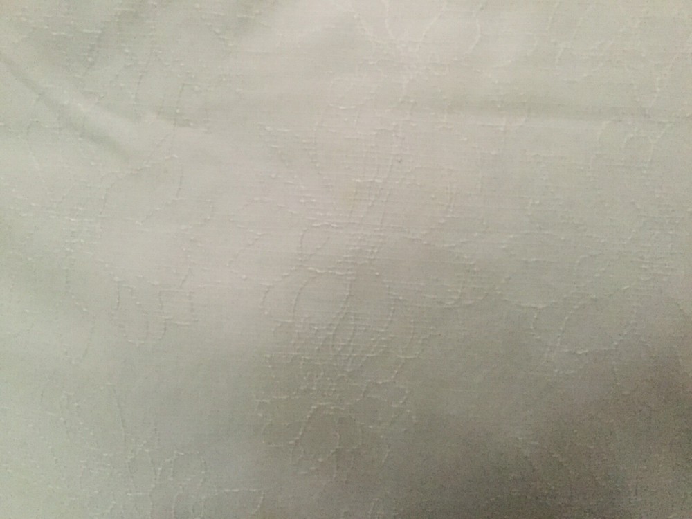 White Embroidered Pillow Case 100% Polyester Pillowcase 48cms x 73cms