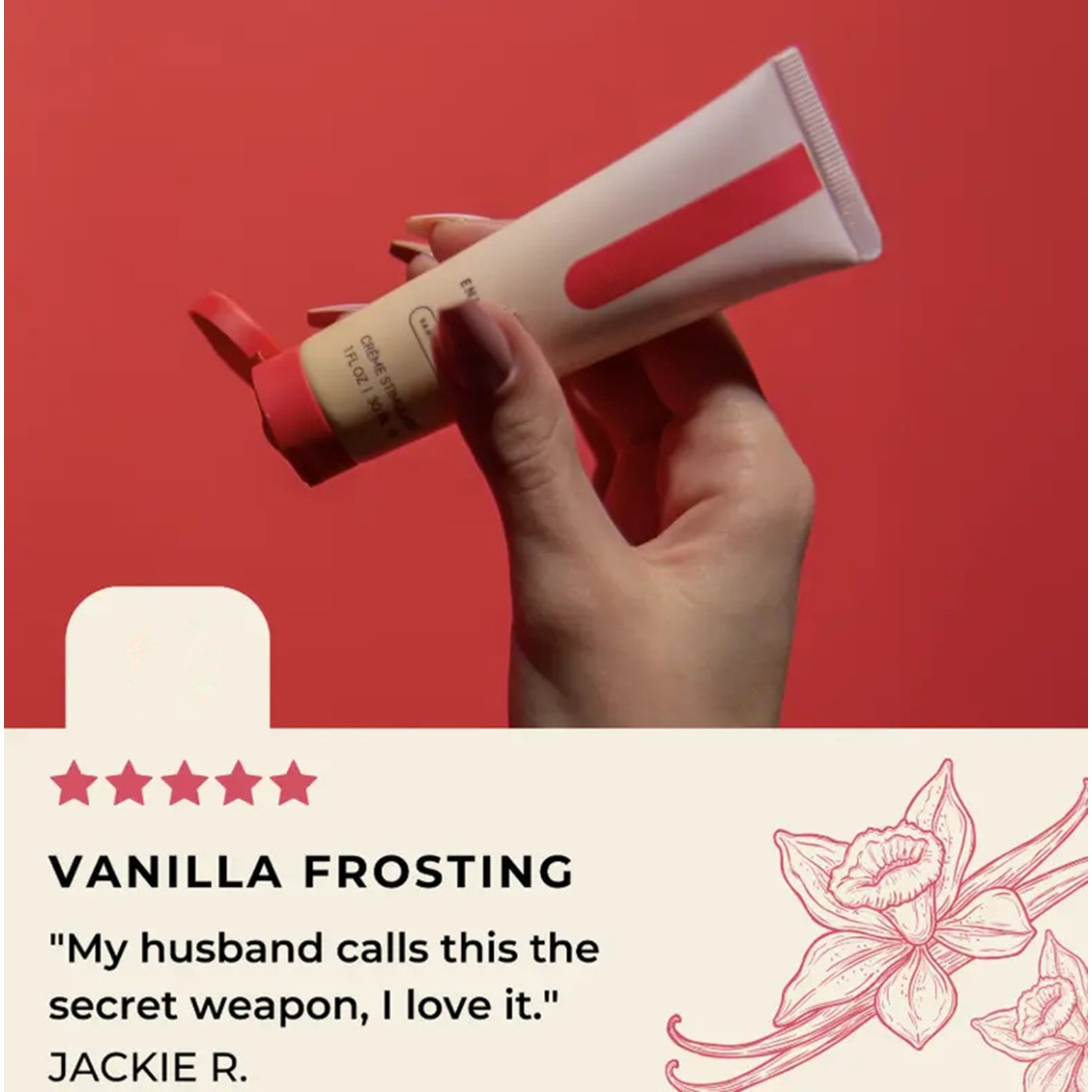 Pure Romance "O" Enhancement Cream Vanilla Frosting - Sealed - New