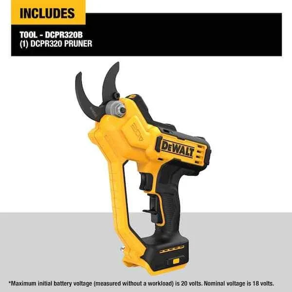 DEWALT DCPR320B 20V MAX Cordless Pruner (Tool Only) Brushless