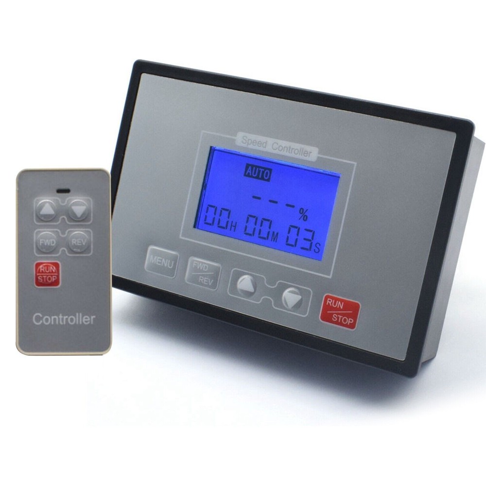 Speed Controller PWM DC Motor Timing Reversible Remote Control LCD-Display 60A