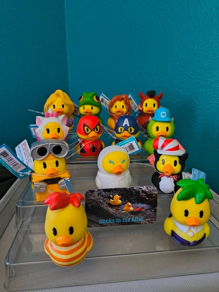 2.5" Duckalooz Rubber Ducks - Lion King, Marvel, Disney, Seuss, Monsters, Wall-E
