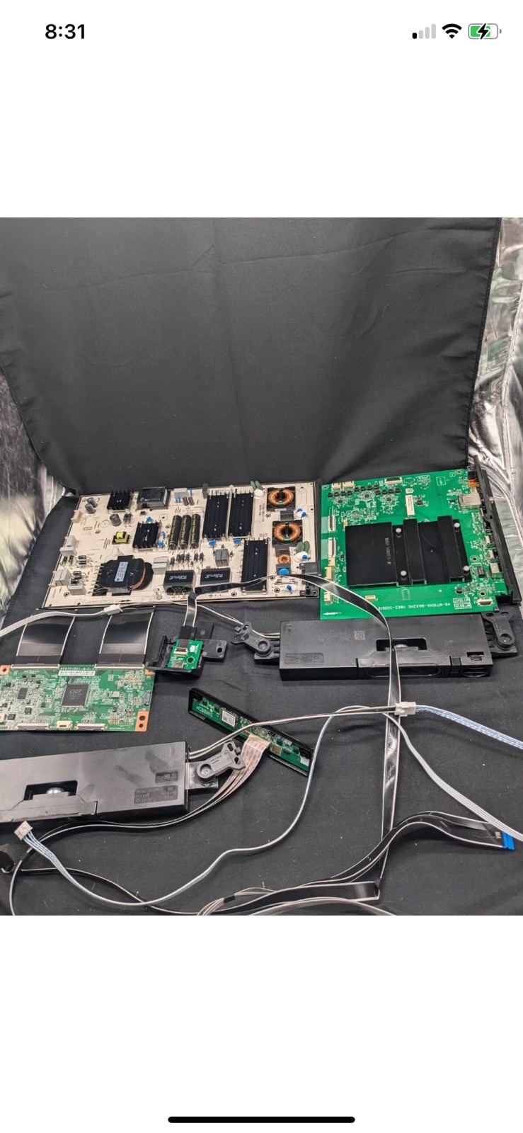 TCL 98" TV 98S550G Repair Kit Boards TCL ST9751D01-6, 30805-000388, 30800-001095