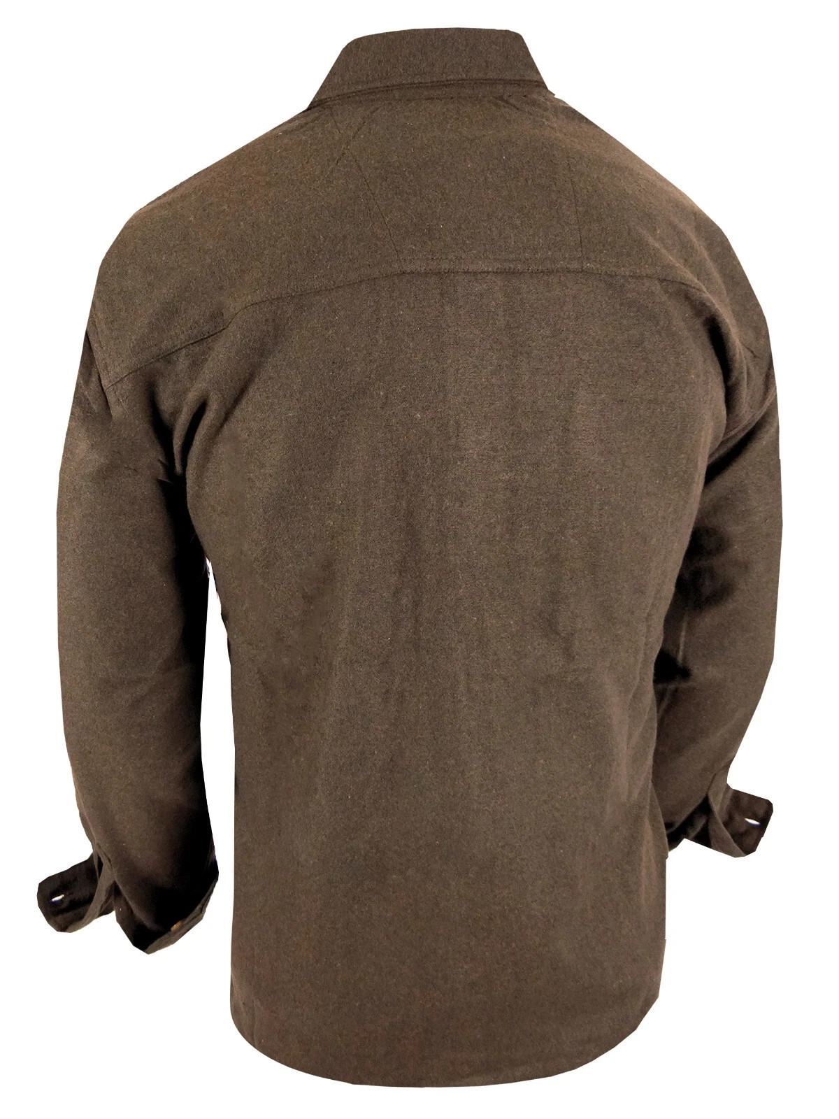 Chamois Shirt Men's Flannel Work Shirt Button Pocket True Fit