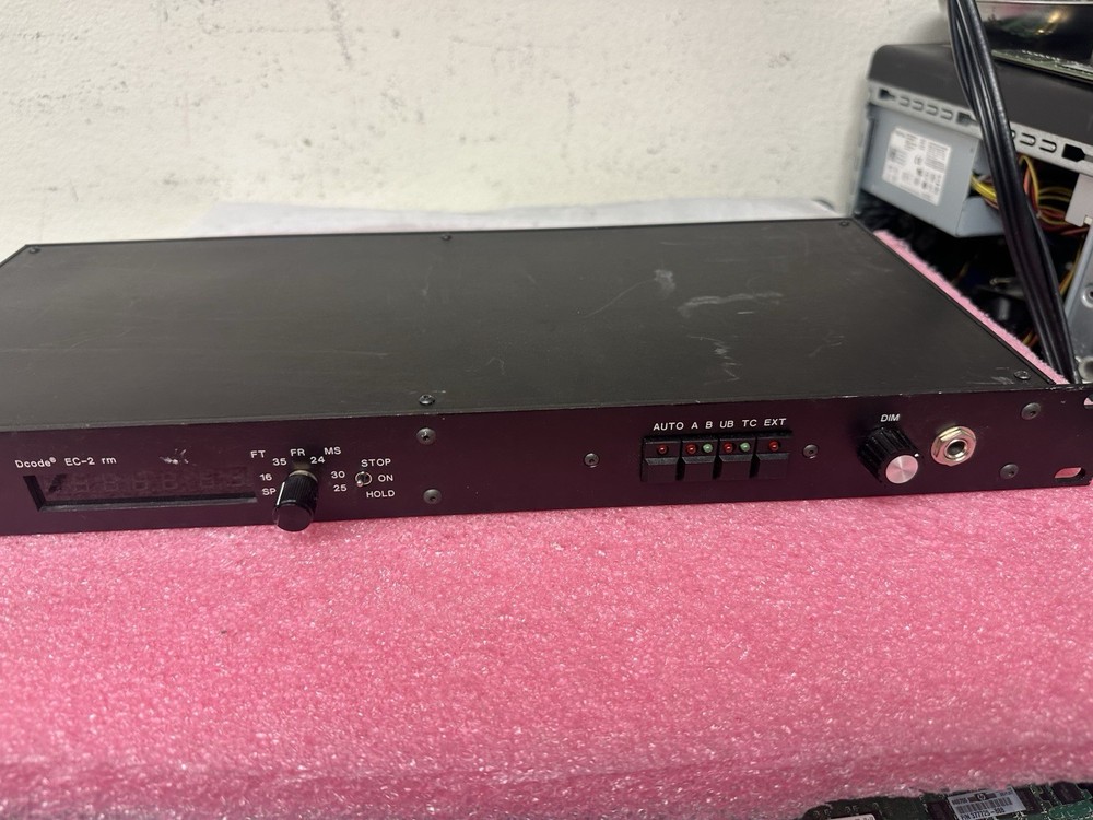Denecke Cine Sync Decode EC-2RM Rack Mount Counter