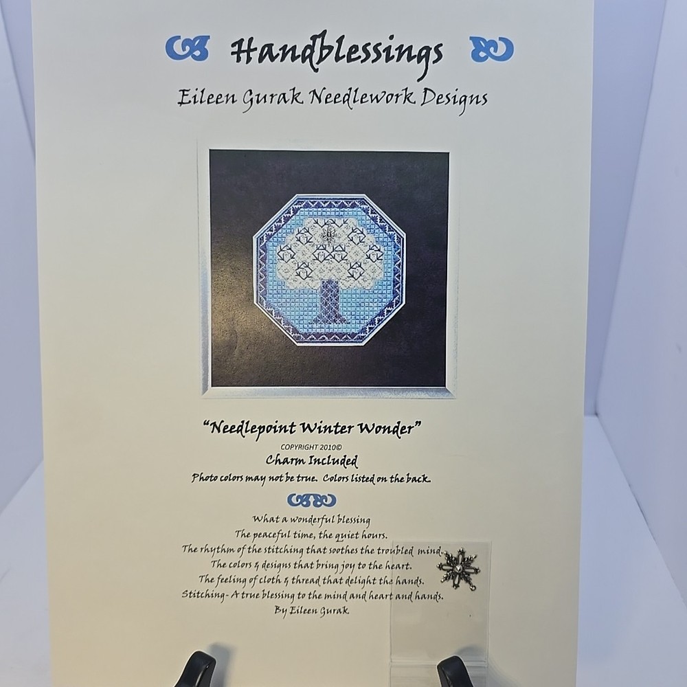 Handblessings Eileen Gurak Needlework Designs Winter Wonder Needlepoint Pattern