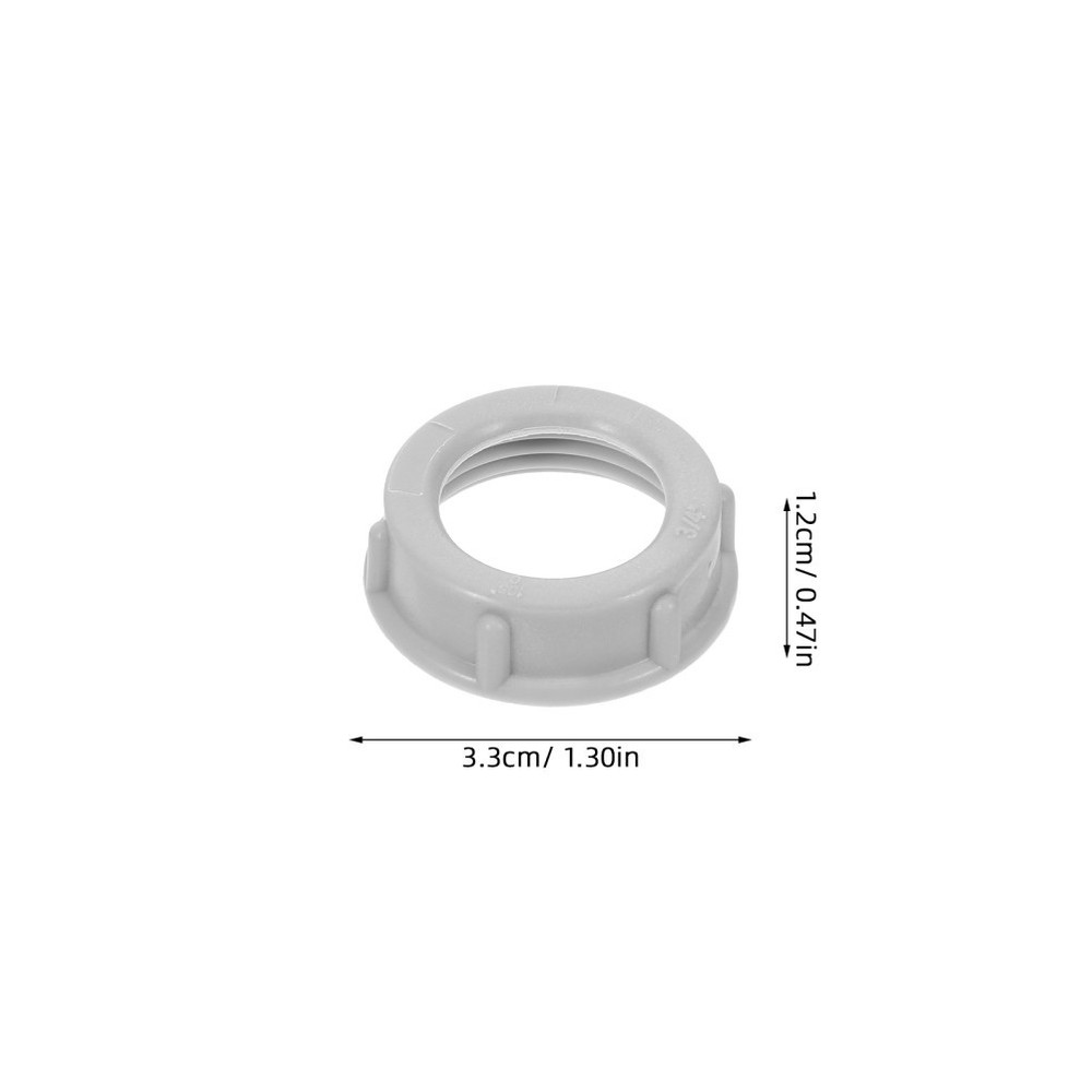 100 Pcs Insulating Conduit Bushing Hand Tighten Control Panel Fitting