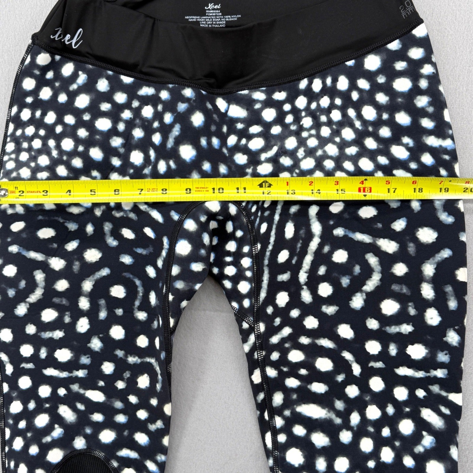 Xcel Womens Ocean Ramsey Axis 2mm Neoprene Pants Whale Shark Print Surf Dive 2XL