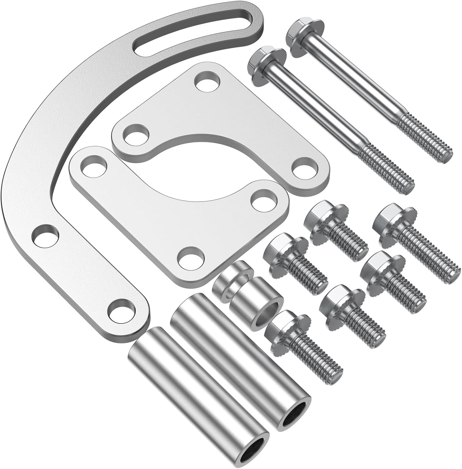 SBC Power Steering Pump Bracket 551522 For Chevy GM Small Block Long Water Pump