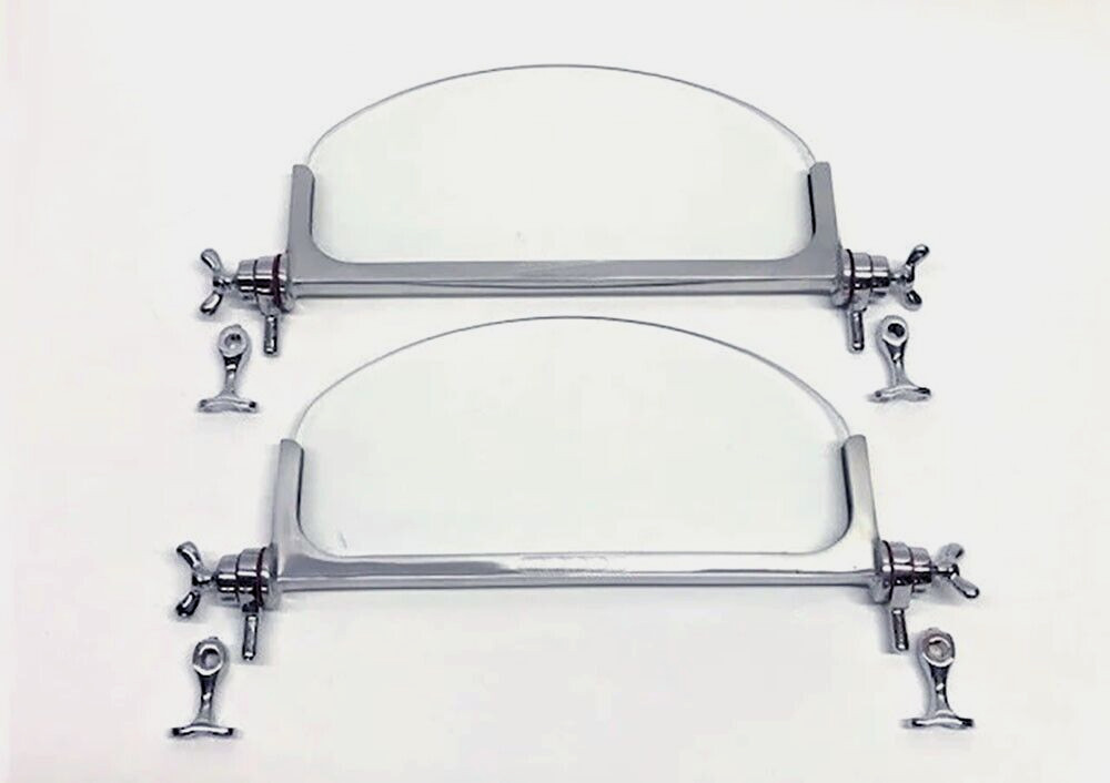 Vintage Brooklands Type Racing Customize Wind Screens Window Set