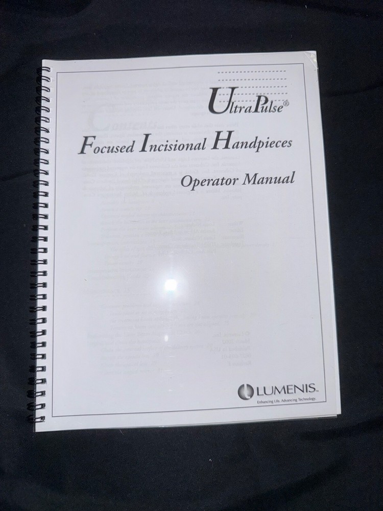 UltraPulse Focused Incisional Handpieces Operator Manual