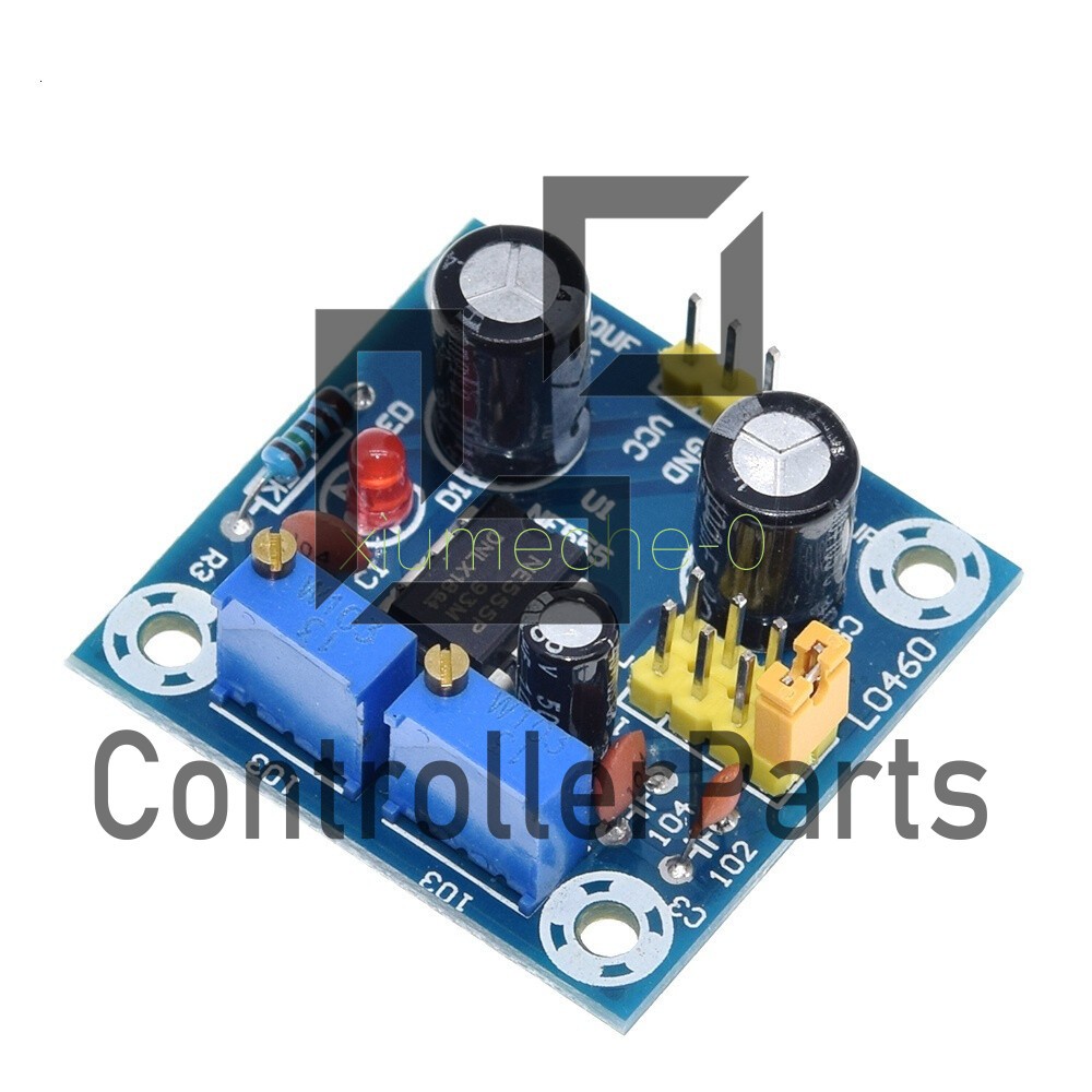 NE555 Duty Cycle and Frequency Adjustable Square Wave Module Board DIY Kit