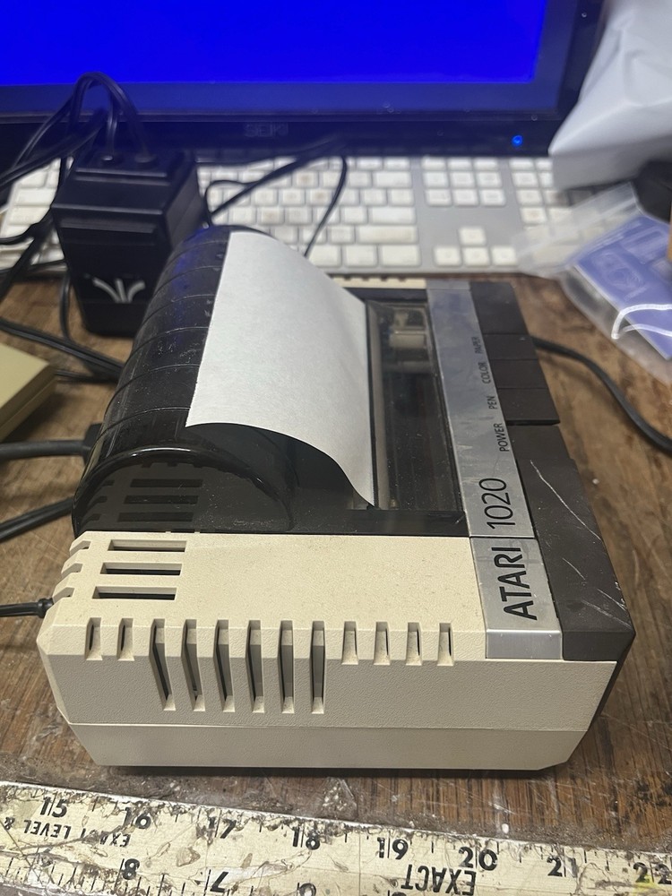 atari 1020 untested head moves when powered on