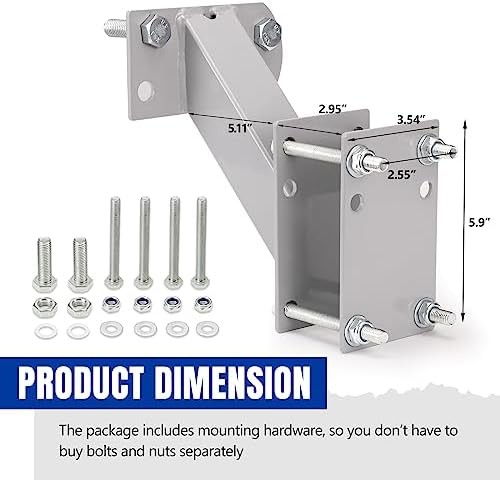 Trailer Spare Tire Side Mount Bracket