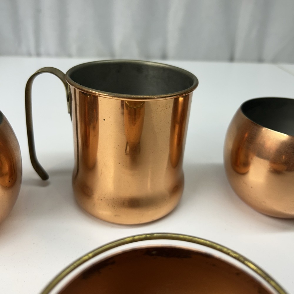 Coppercraft Guild Copper Set Cauldron Moscow Mule Cup