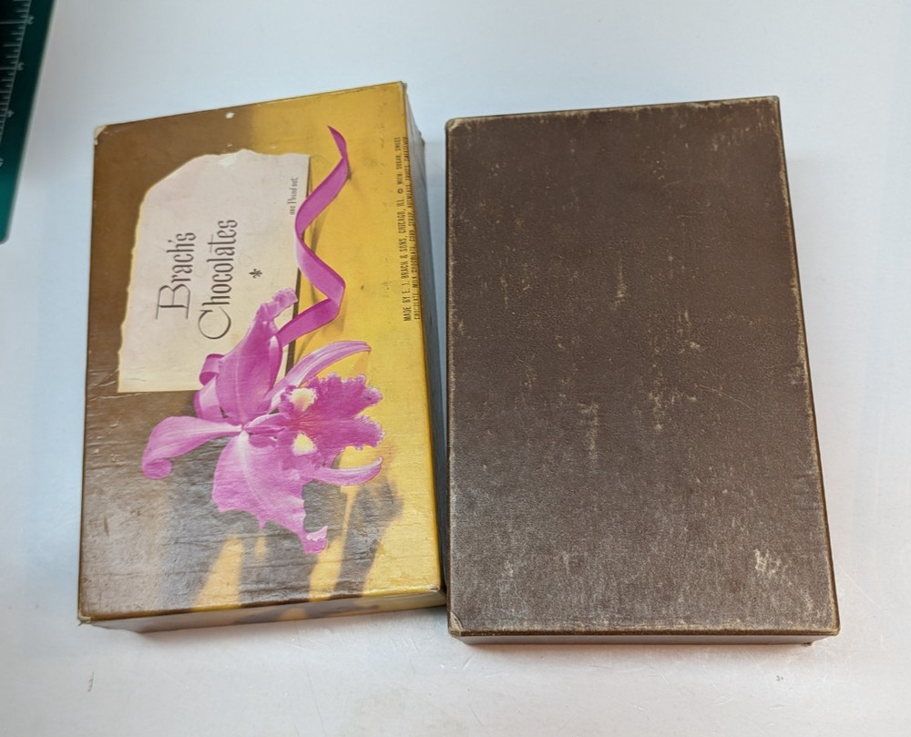 Vintage Brach's Chocolates Candy Empty Box Only