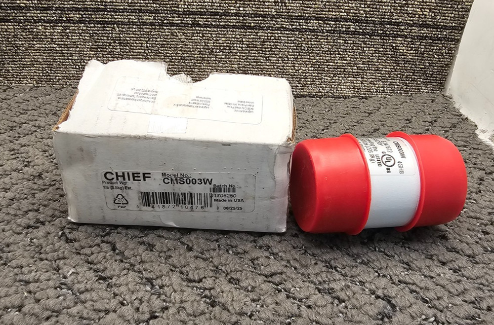 Chief CMS003W 3" Speed-Connect Fixed Extension Column White