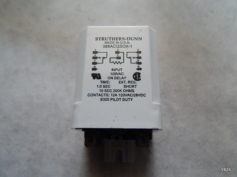 120VAC Input Time Delay Relay Struthers-Dunn 388ACQSOX