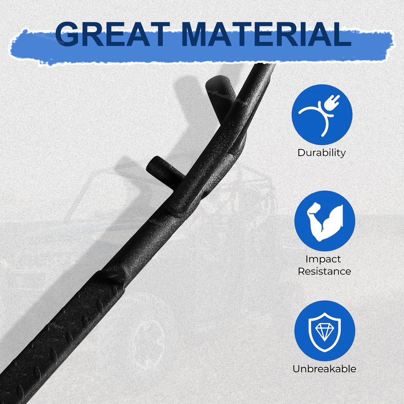 SuperATV Heavy Duty Rock Sliding Nerf Bars Fit for Polaris Ranger XP 1000 2018+