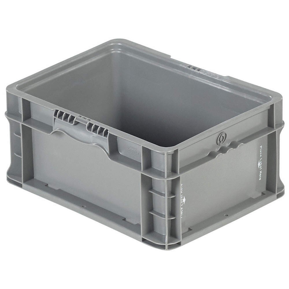 ORBIS NSO1215-7 GRAY Straight Wall Ctr,Gray,Solid,Plastic 9AHK0