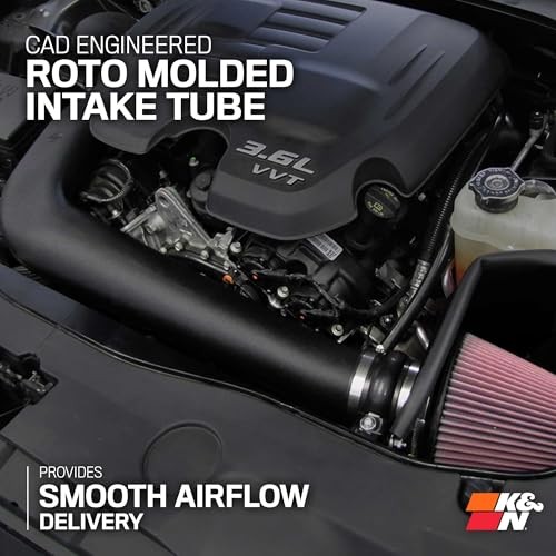 Cold Air Intake System: High-Flow Air Filter, Increase Performance Roto-molded