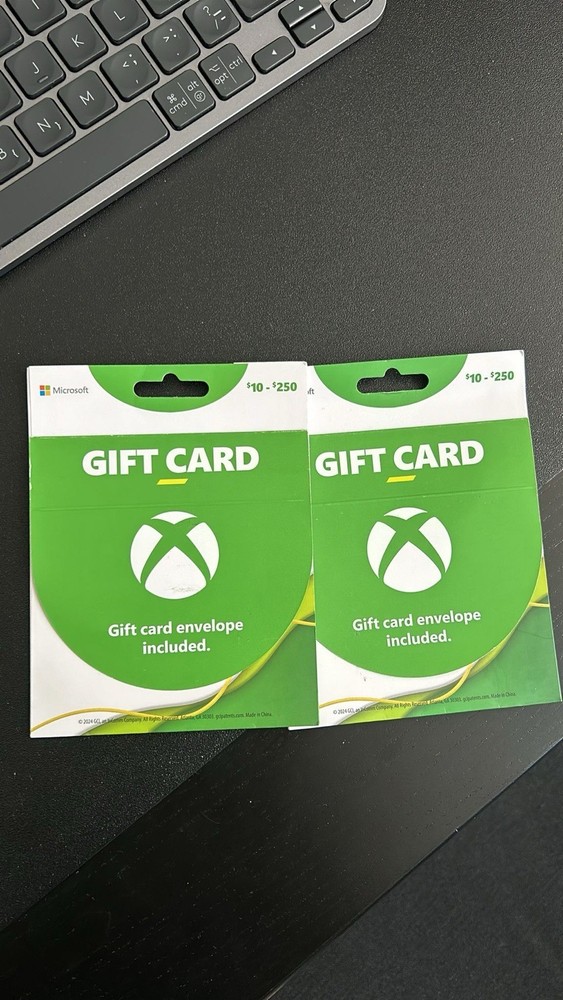 Microsoft - Xbox $250 gift card Unused