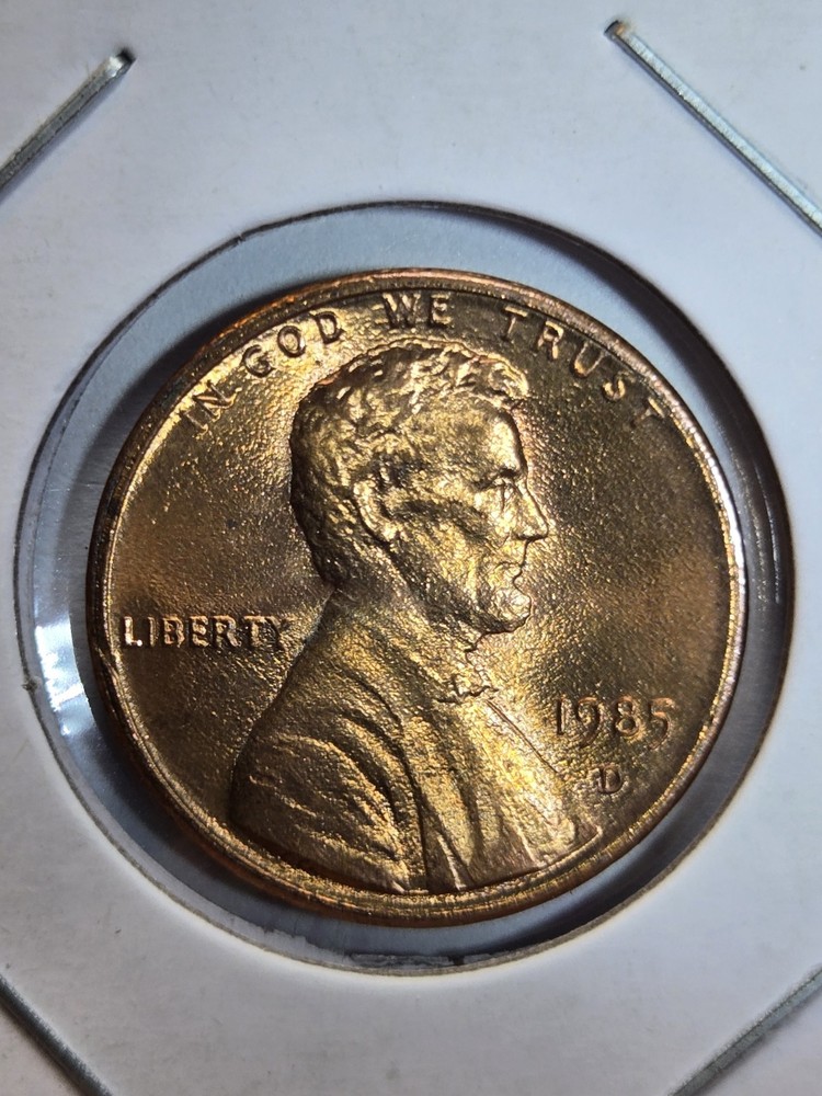 1985 Denver Lincoln Cent Doubled Die Reverse
