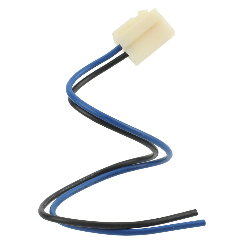 12" Universal Electric Cooling Fan 2 Terminal Pigtail Plug Wire Connector Socket