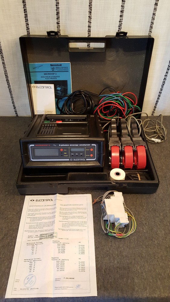 ELCONTROL 3-Phase Energy Analyzer MICROVIP 3